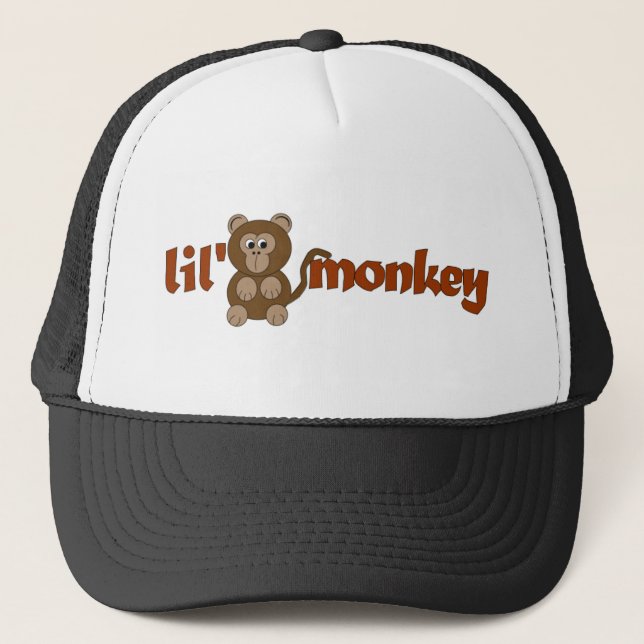 Lil monkey trucker hat (Front)
