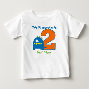 Lil Monster 2nd Birthday Personalized Shirt
