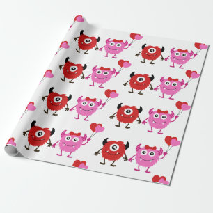 Lil Monsters Wrapping Paper