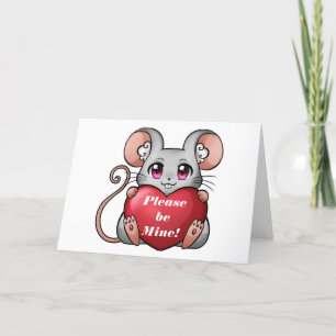 LIL MOUSE GRANDEND VALENTINE CARTE