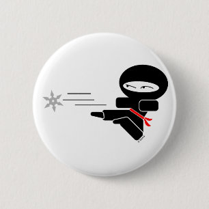 Lil' Ninja 2 Inch Round Button