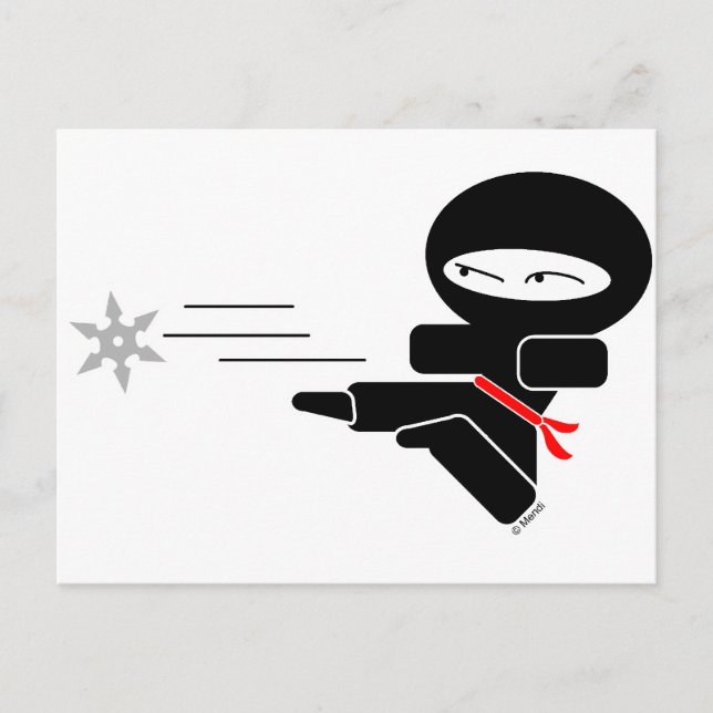 Lil' Ninja Postcard (Front)