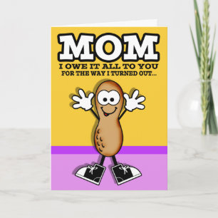 Lil Peanut Carte de la fête des mères