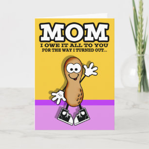 Lil Peanut Carte de la fête des mères