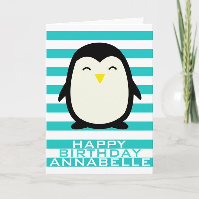 Lil' Penguin Card (Front)