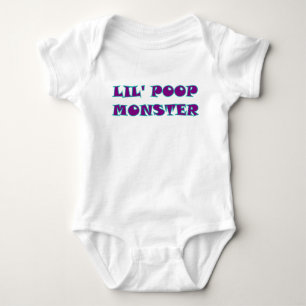 Lil' Poop Monster, Lil Kids Collection Baby Bodysuit