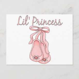 Lil' Princess Ballet Shoes   1 Postcard