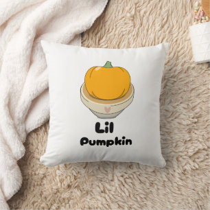 Lil Pumpkin Throw Pillow