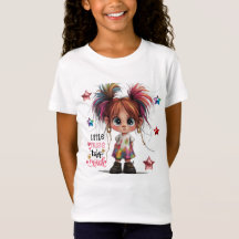 Lil Quirky Girl Deux T-Shirt Beaucoup Enfants