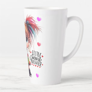 Lil Quirky Girl Heartbreaker Latte Mug