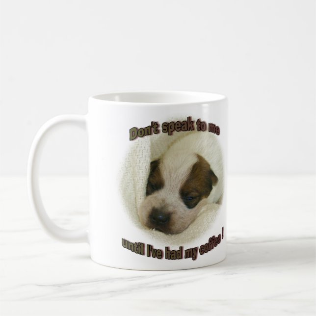 Lil Red after my coffee Coffee Mug (Left)