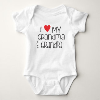 Lil Shirts I Love My Grandma & Grandpa