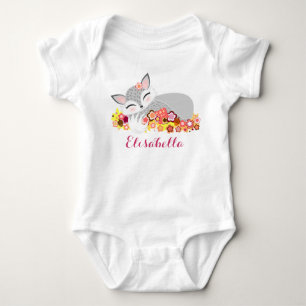 Lil Silver Foxie Cub - Cute Baby Fox Bodysuit