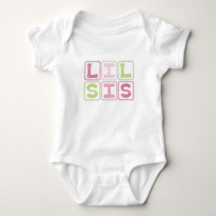 LIL SIS BLOCKS BABY BODYSUIT