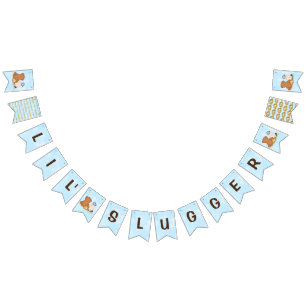 Lil' Slugger Baseball Themed Baby Shower Banner