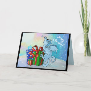 lil Snowflake Dragon~Merry Christmas Holiday Cards