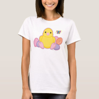 Lil Spring Chick Pattern T-Shirt