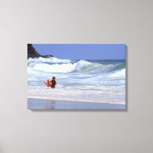 LI'L SURFER DUDE 16x24 Canvas Print