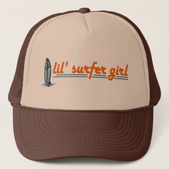 Lil Surfer Girl Trucker Hat (Front)