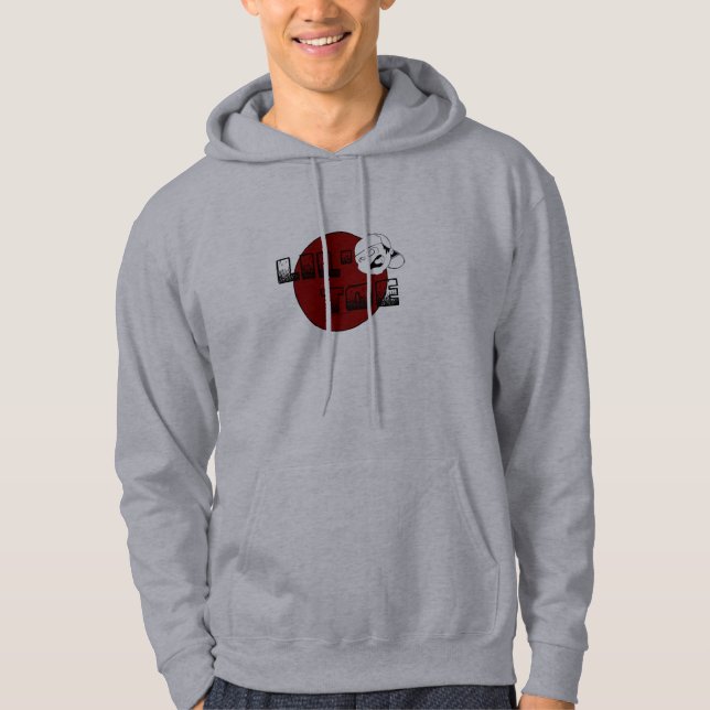Lil toe RED circle HOODIE (Front)
