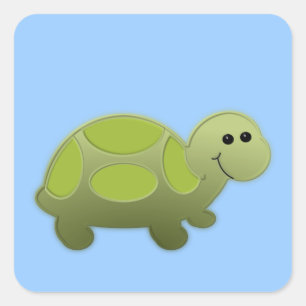 Lil Turtle Square Sticker