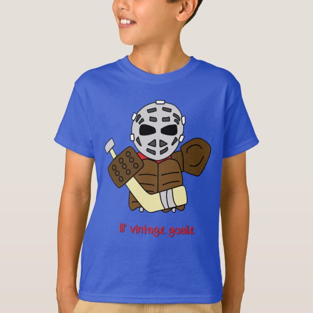 Lil' Vintage Hockey Goalie T-Shirt (Front)