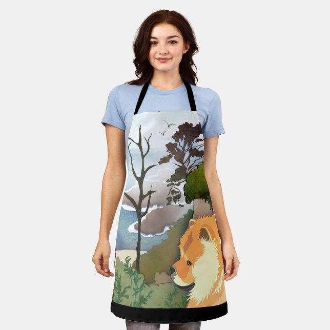 LIL WEATHER  Chow -Apron in 3 sizes Apron (Worn)