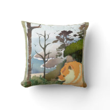 LIL WEATHER Chow -Throw Pillow