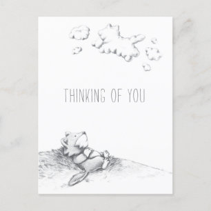 Lil Wolf Daydreaming Postcard