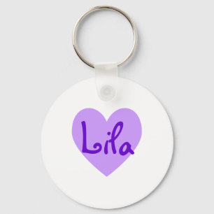 Lila in Purple Keychain