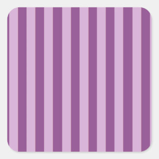 Lila Stripes Square Sticker