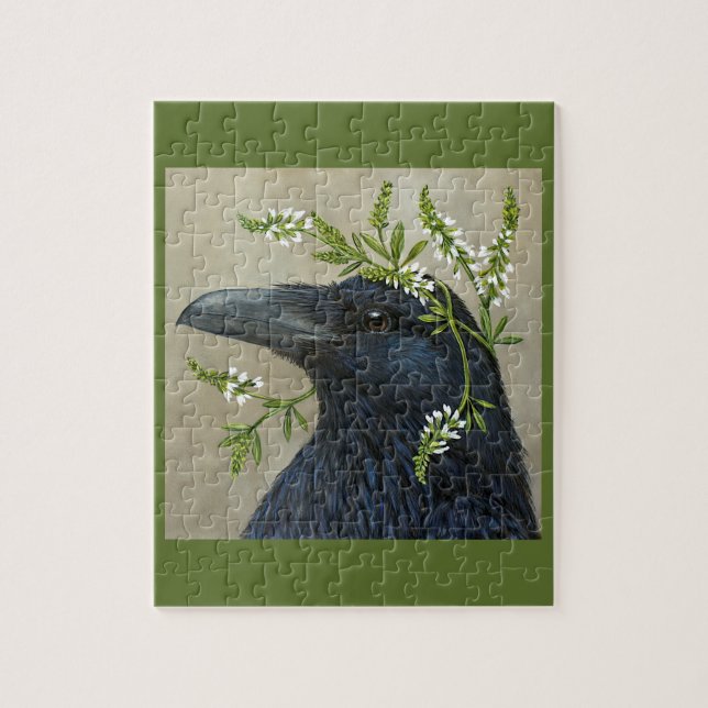 Lila the raven puzzle (Vertical)