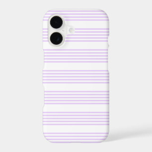 Lila violet et blanc motif cinq rayures