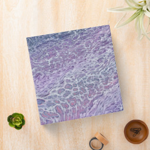 Lilac Acrylic Pouring Abstract Fluid Art Binder