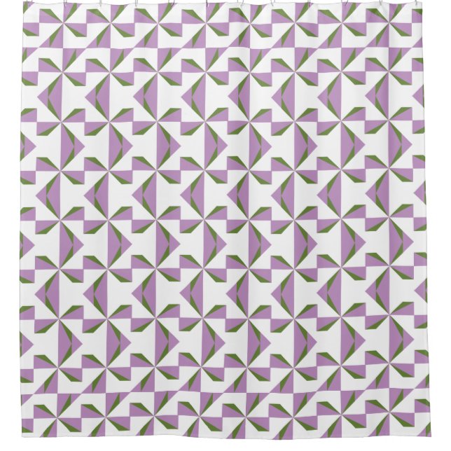 Lilac and Olive Pinwheel (Front)