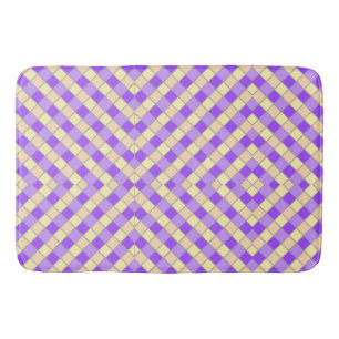 Lilac and Peach Bath Mat