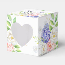 Lilac and Peony Sophisticated Wedding Favour Box