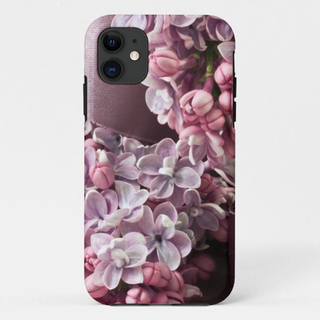 Lilac And Ribbon Curls Case-Mate iPhone Case (Back)