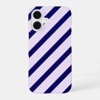Lilac and white stripes pattern with navy blue