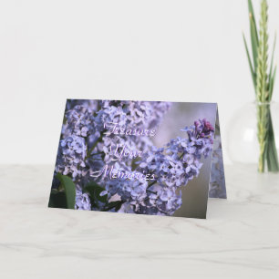 Lilac Blooming-customize any Card