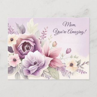 Lilac Blooms carte de fête des mères