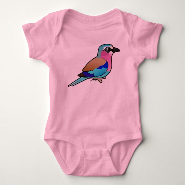 Lilac-breasted Roller Baby Bodysuit (Front)