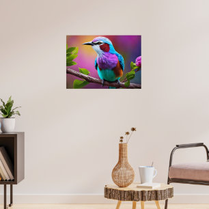 Lilac-Breasted Roller Poster