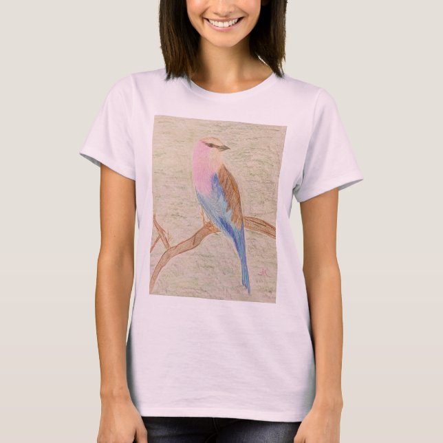 Lilac Breasted Roller T-Shirt  (Front)