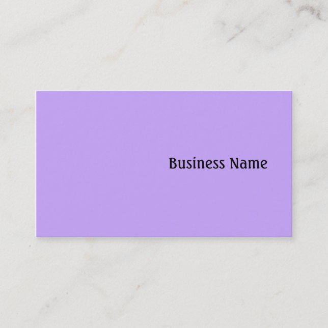 Lilac Business Card (Front)