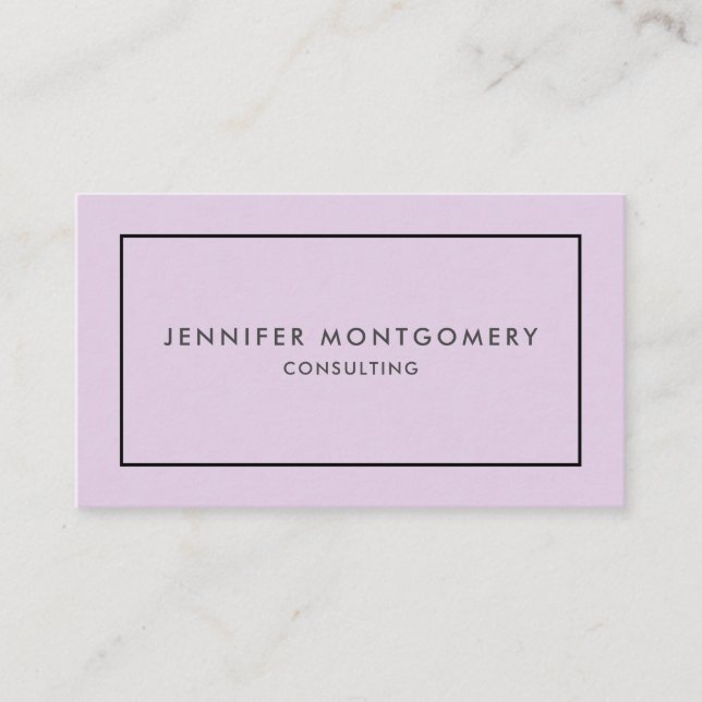 LILAC business template Card (Front)
