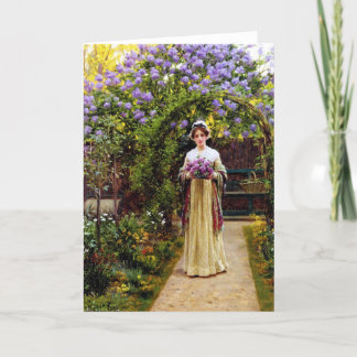 LIlac by Edmand Blair Leighton Card