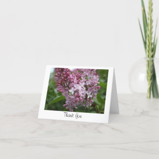 Lilac Carte de remerciements