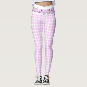 Lilac Check Leggings