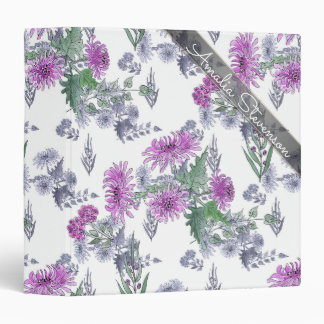 Lilac chrysanthemums , watercolor binder